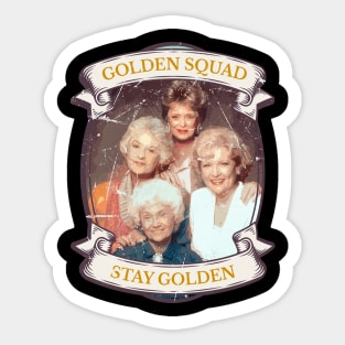 golden girls - golden squad Sticker